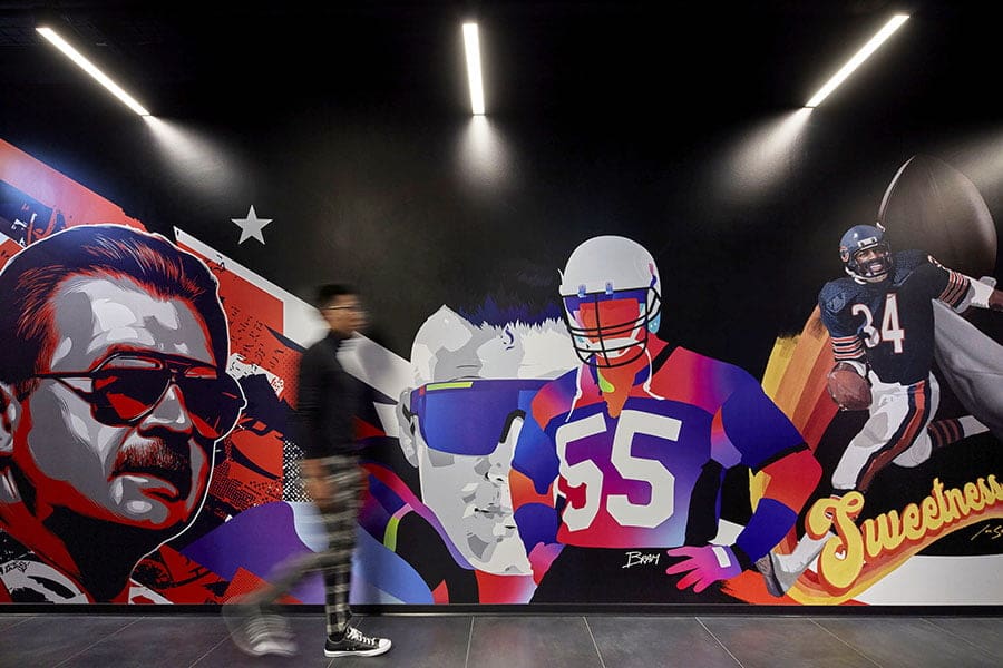 Sport Themed Wall Graphics provided by Albert Basse Associates in Stoughton, MA